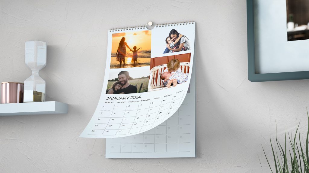 Personalised photo calendar