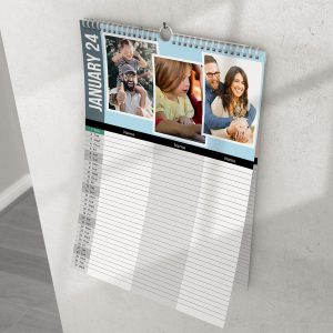 Personalised photo upload family planner