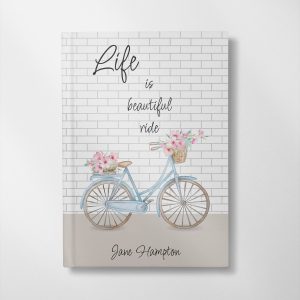 personalised Beautiful life ride design diary