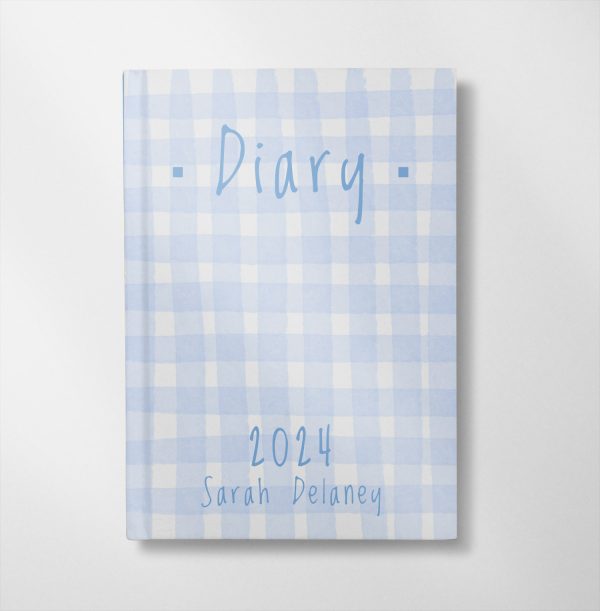 custom printed patterned 2024 diary