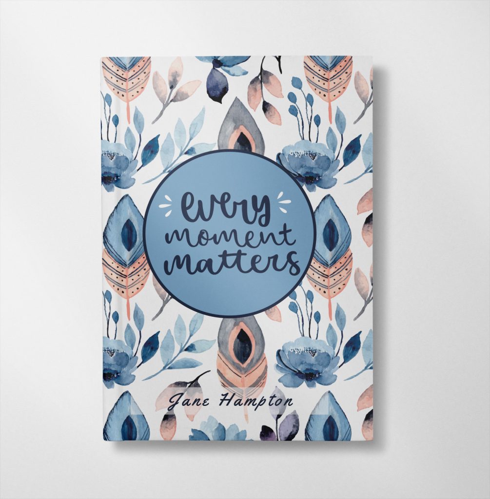 personalised Every moment matters design notebook