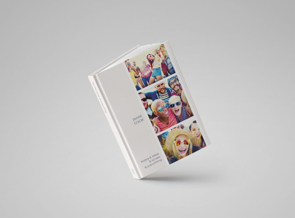 personalised photo notebook