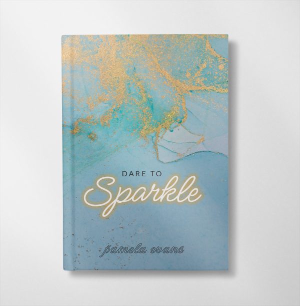 personalised dare to sparkle design notebook