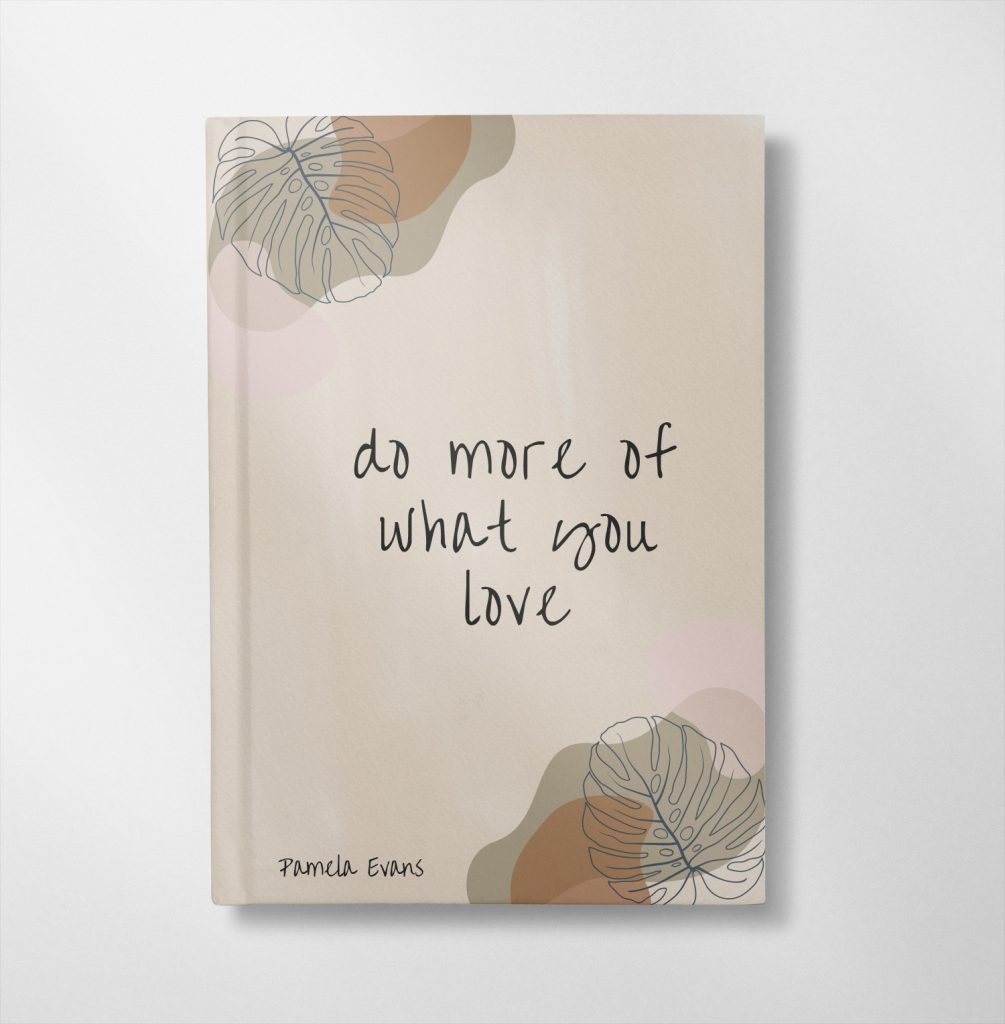 personalised do more of what you love design notebook