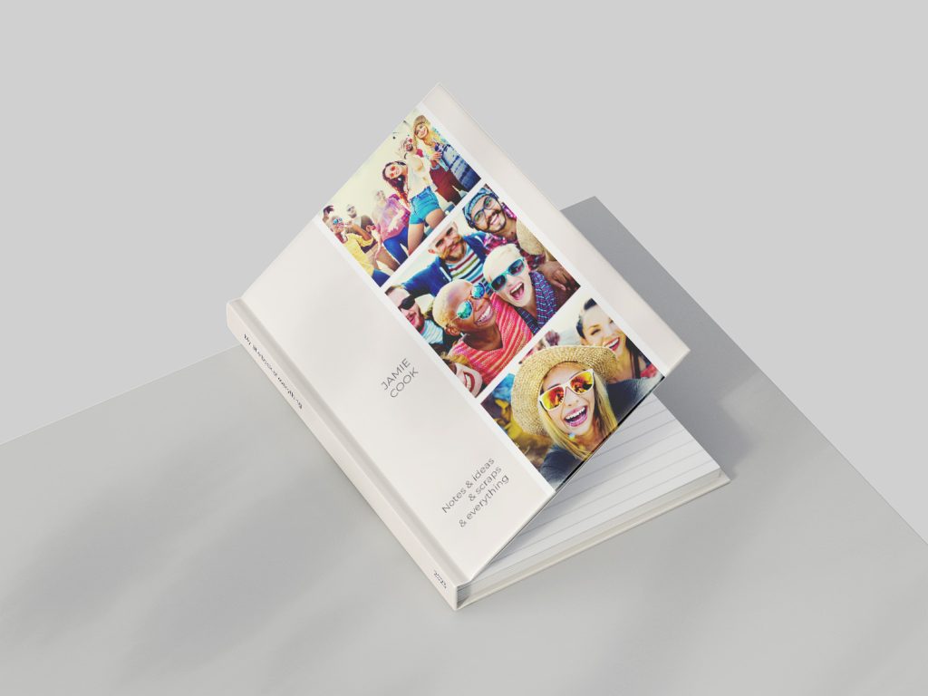 Make a Photo Cover Notebook with a custom printed cover.