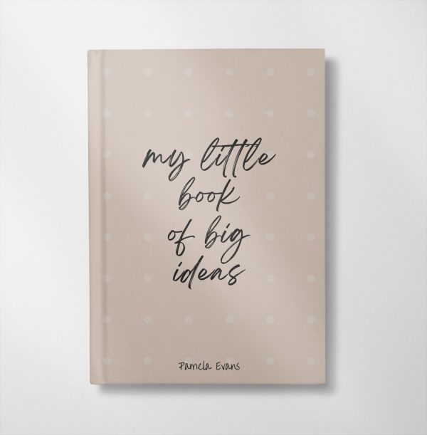 personalised little book of big ideas design notebook