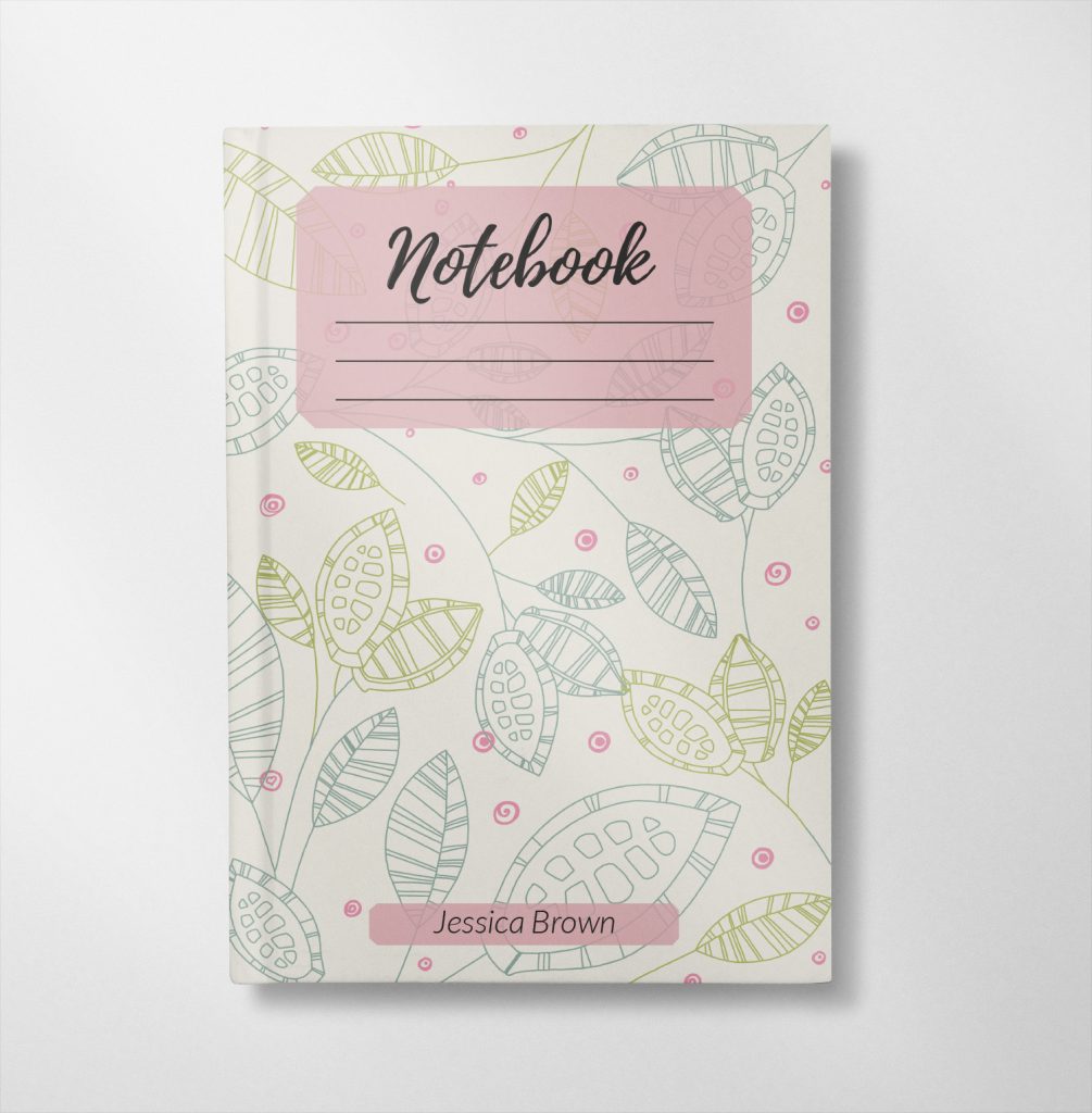 Personalised Floral Notebook