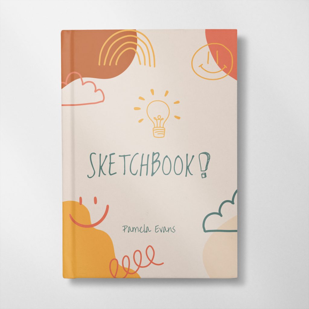 personalised Sketchbook design notebook