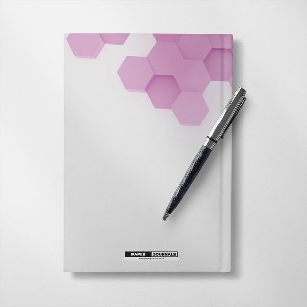 Personalised Blue & Pink Notebook