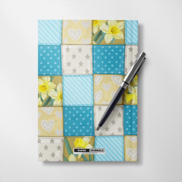 Personalised Patchwork design Notebook