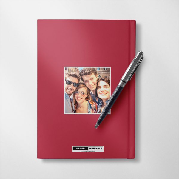 Personalised photo upload notebook