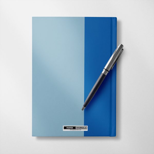 Personalised Blue and aquamarine colour Notebook