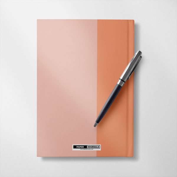 Personalised Cataloupe and blush colours Notebook