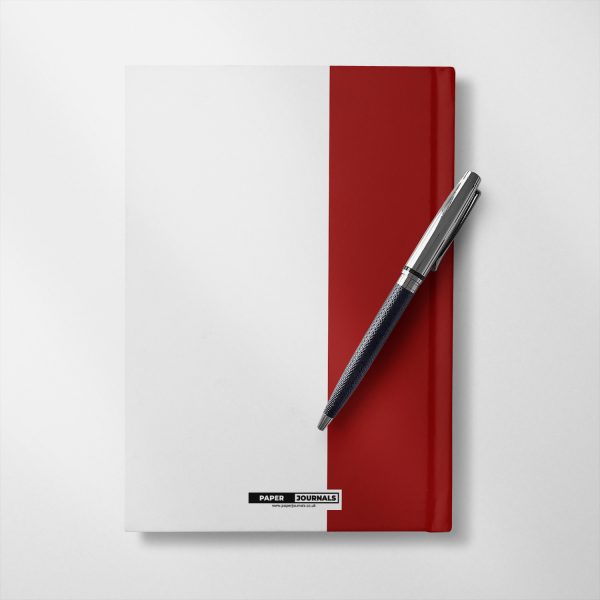Personalised Cherry and white Notebook