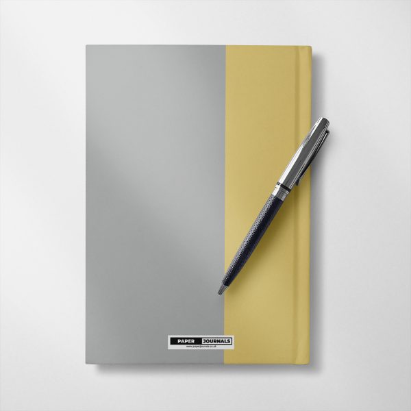 Personalised Citron and grey colours Notebook