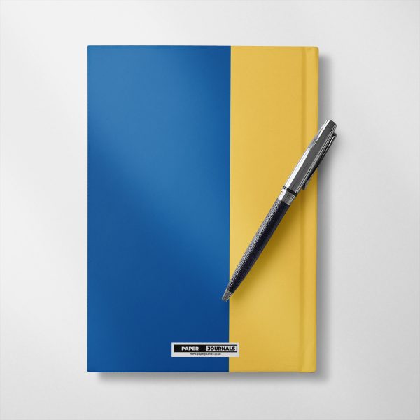 Personalised blue and gold  Notebook