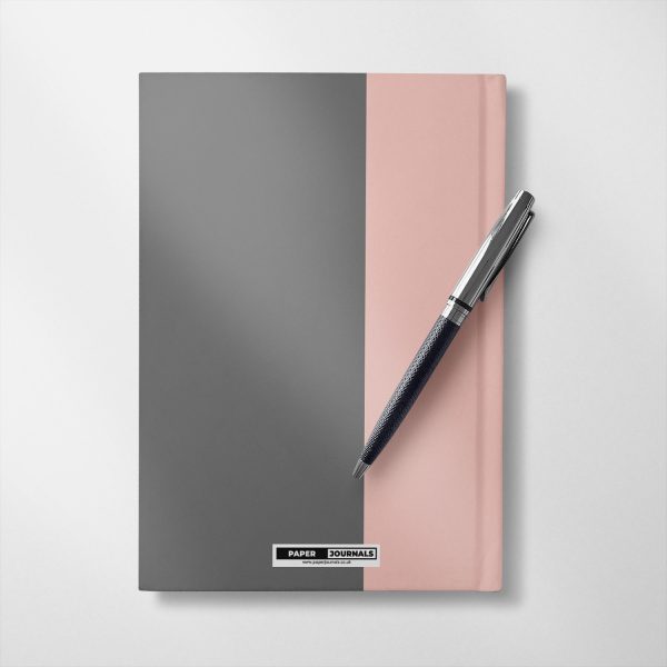 Personalised pink and grey  Notebook