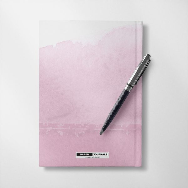 Personalised Think outside the box design in Pink Notebook