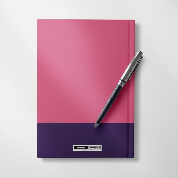 Personalised Pink and purple colour Notebook