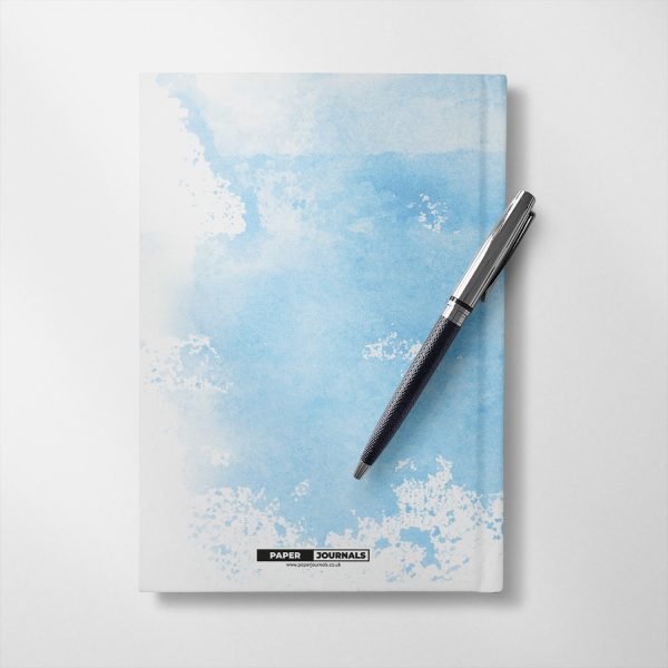 Personalised live laugh love design in blue Notebook