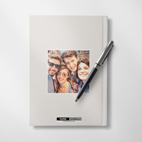 Personalised photo upload notebook