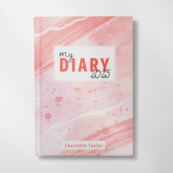 Abstract Personalised 2025 Diary